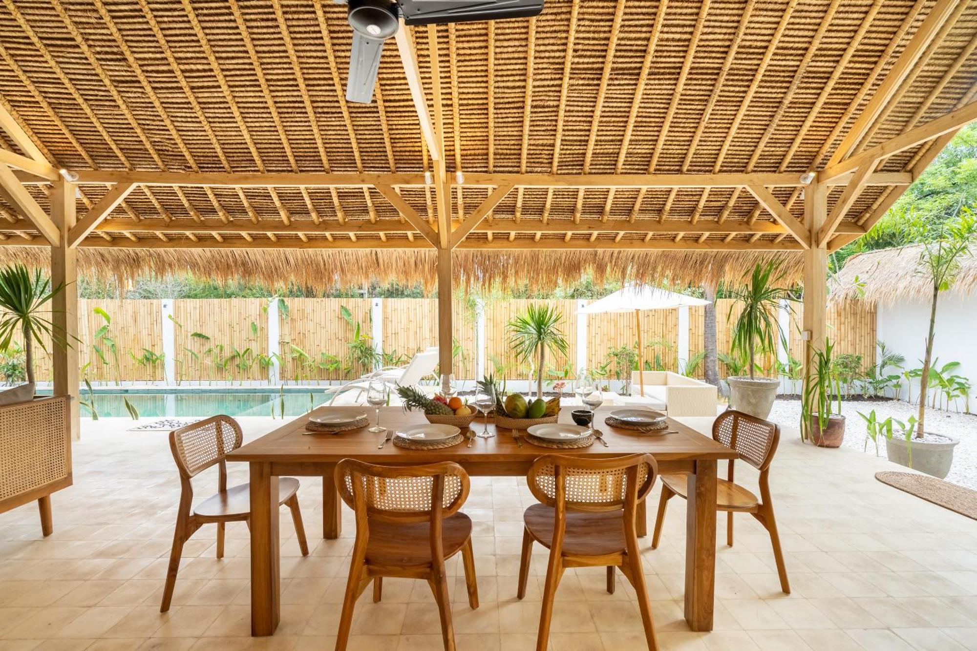 Villa Kelapa Kucing Gili Air Exteriör bild