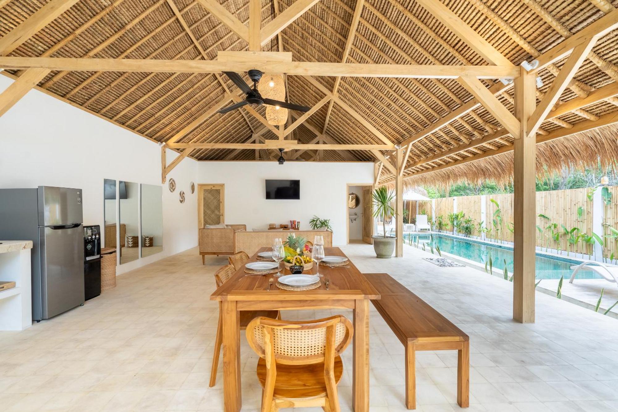 Villa Kelapa Kucing Gili Air Exteriör bild
