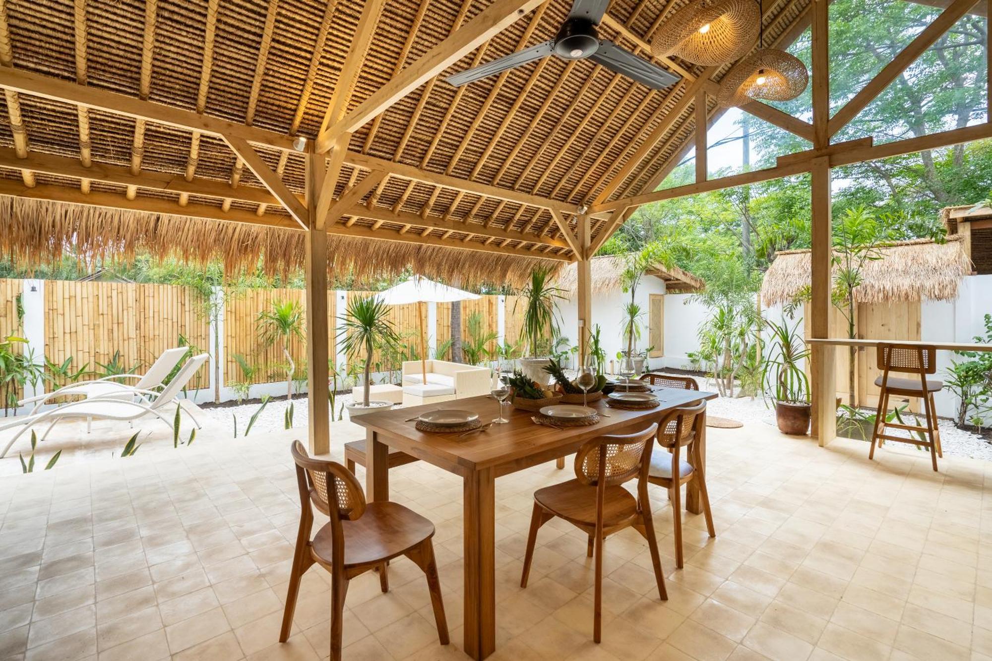 Villa Kelapa Kucing Gili Air Exteriör bild
