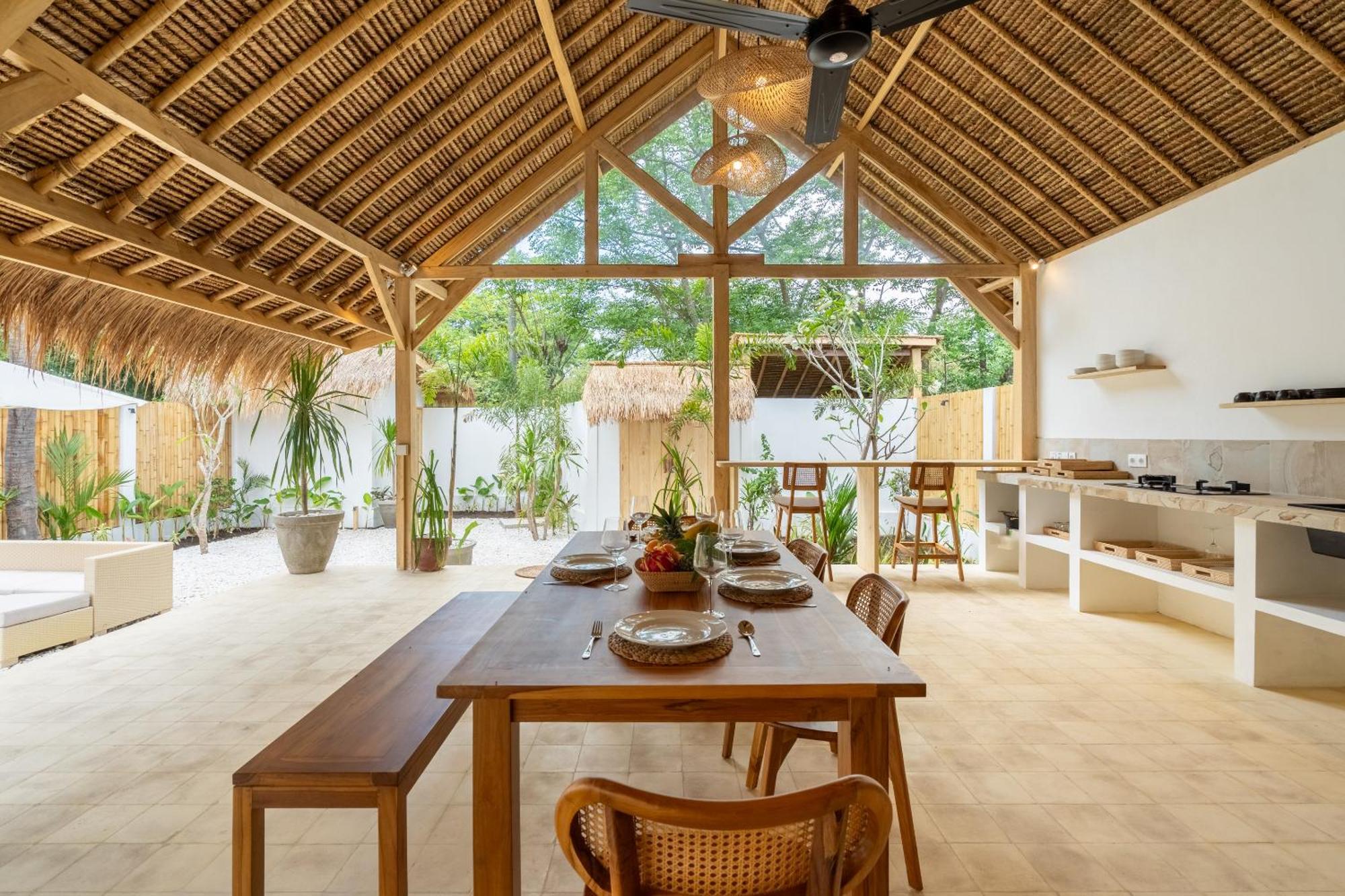 Villa Kelapa Kucing Gili Air Exteriör bild