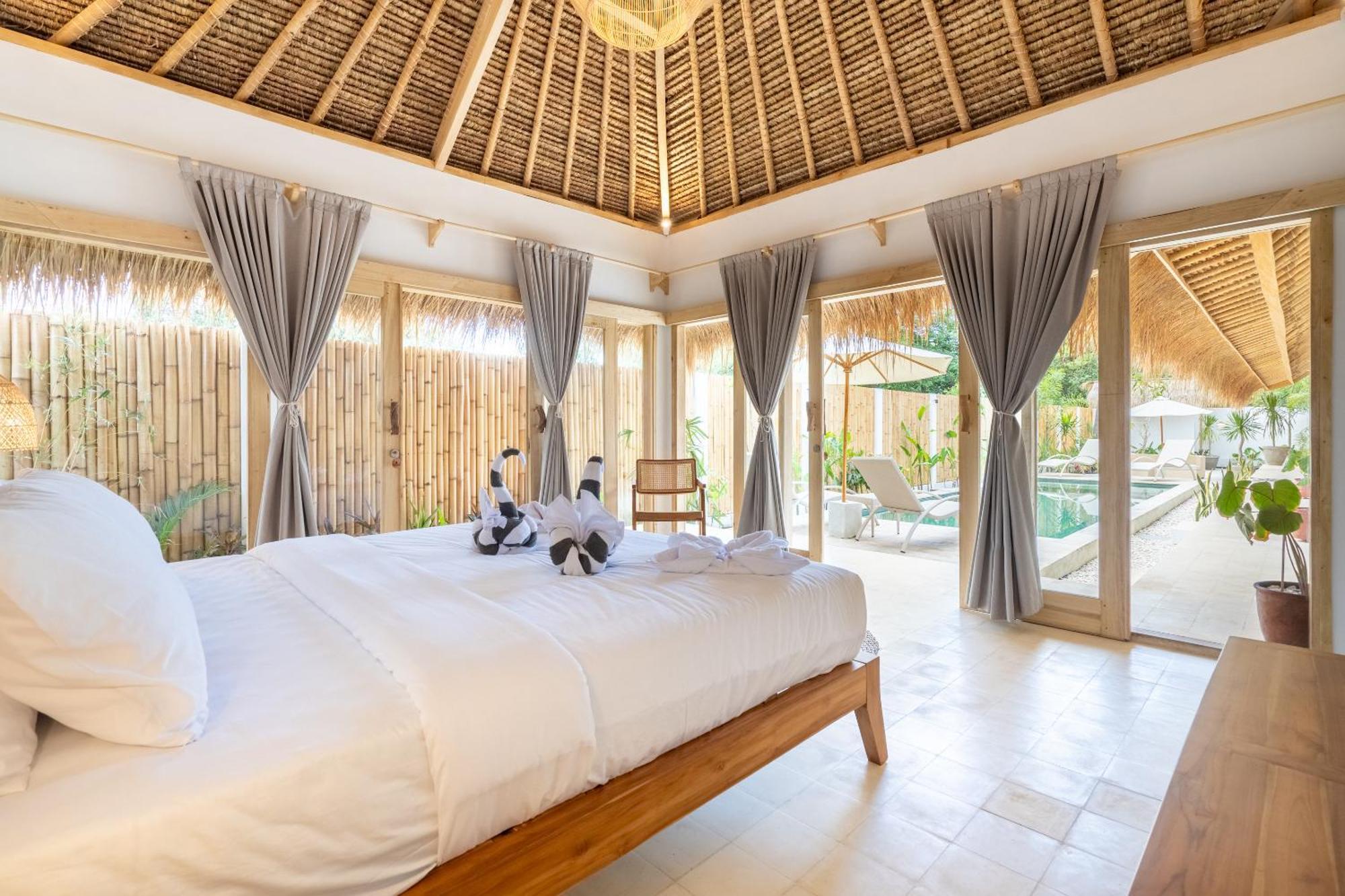 Villa Kelapa Kucing Gili Air Exteriör bild