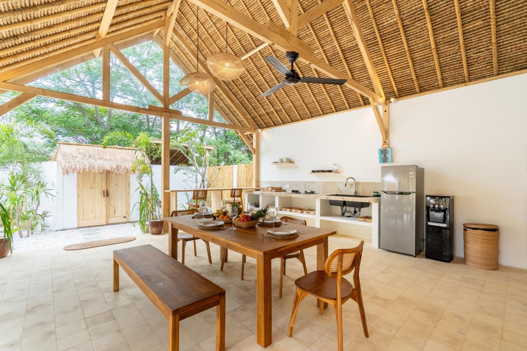 Villa Kelapa Kucing Gili Air Exteriör bild
