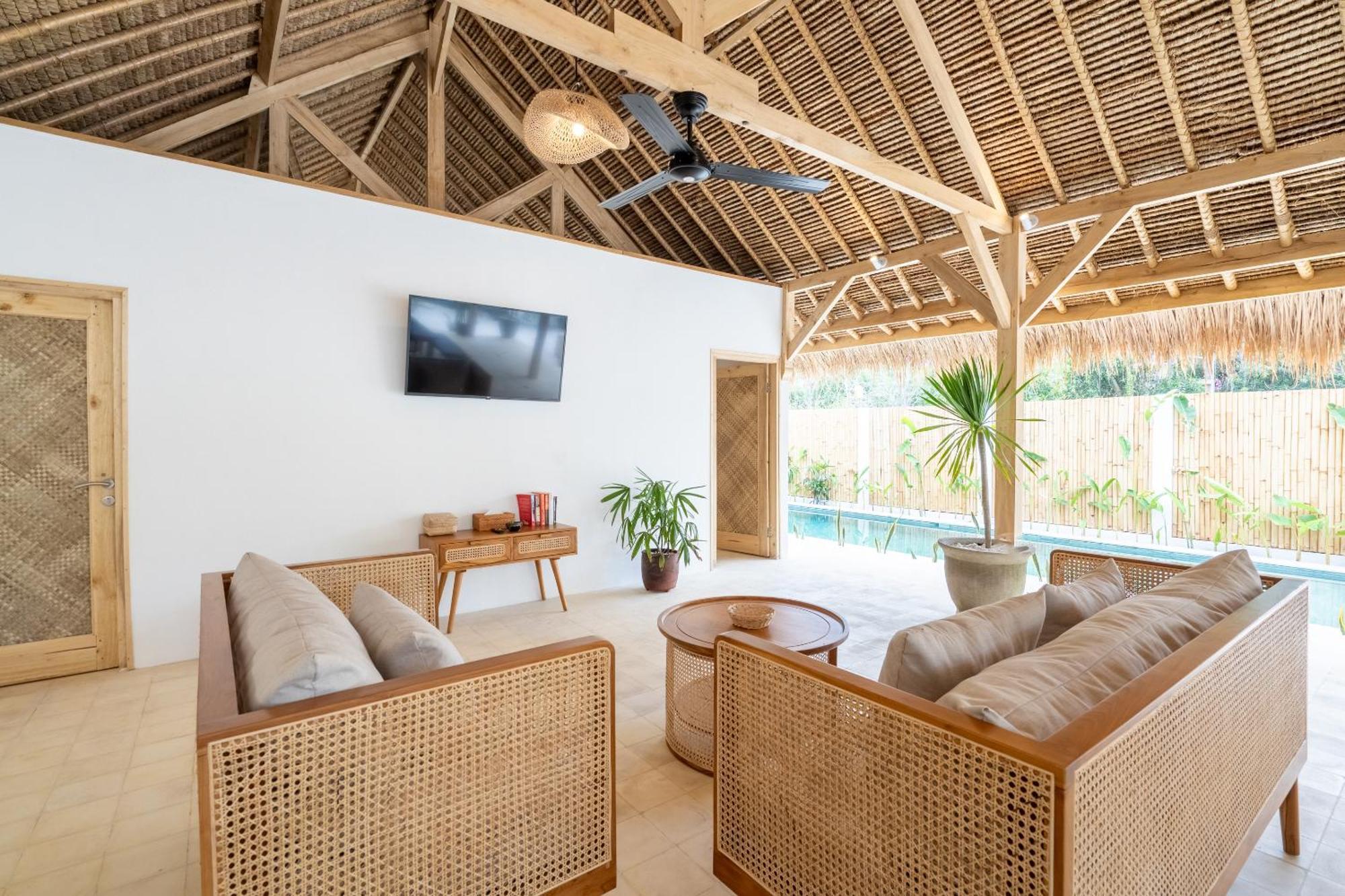 Villa Kelapa Kucing Gili Air Exteriör bild