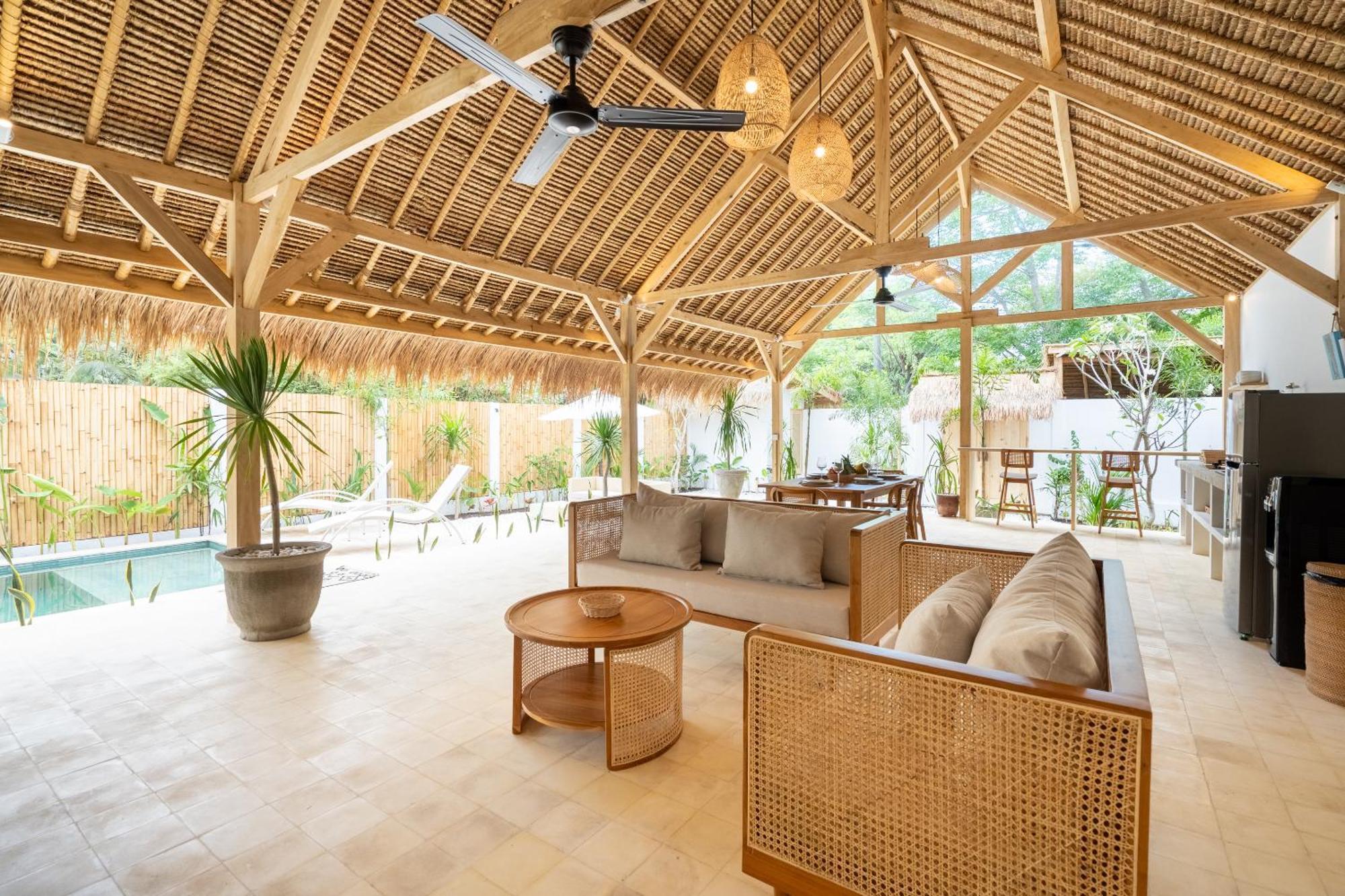 Villa Kelapa Kucing Gili Air Exteriör bild
