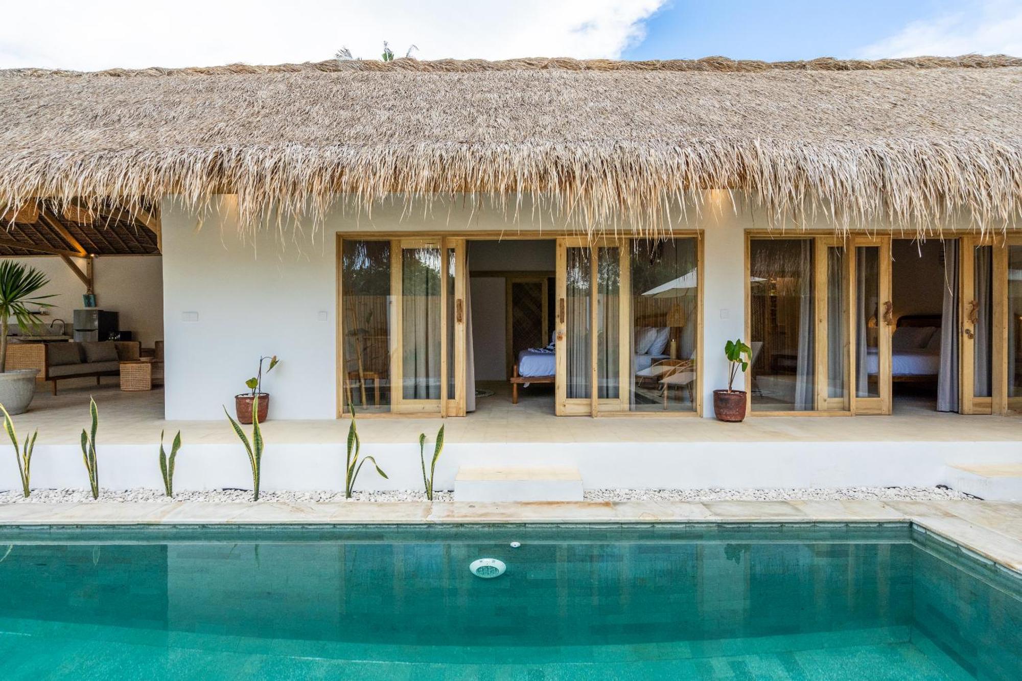 Villa Kelapa Kucing Gili Air Exteriör bild