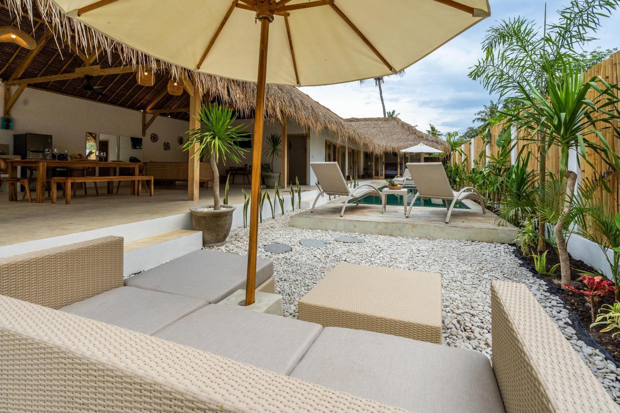 Villa Kelapa Kucing Gili Air Exteriör bild