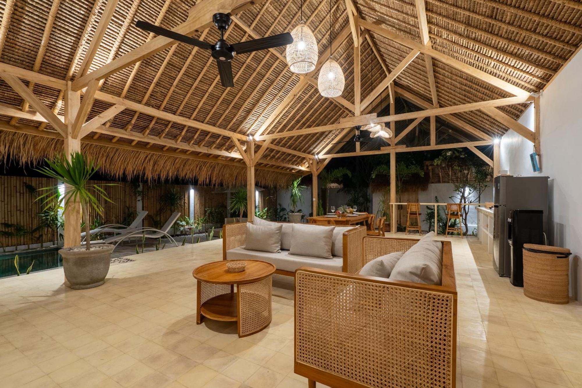 Villa Kelapa Kucing Gili Air Exteriör bild