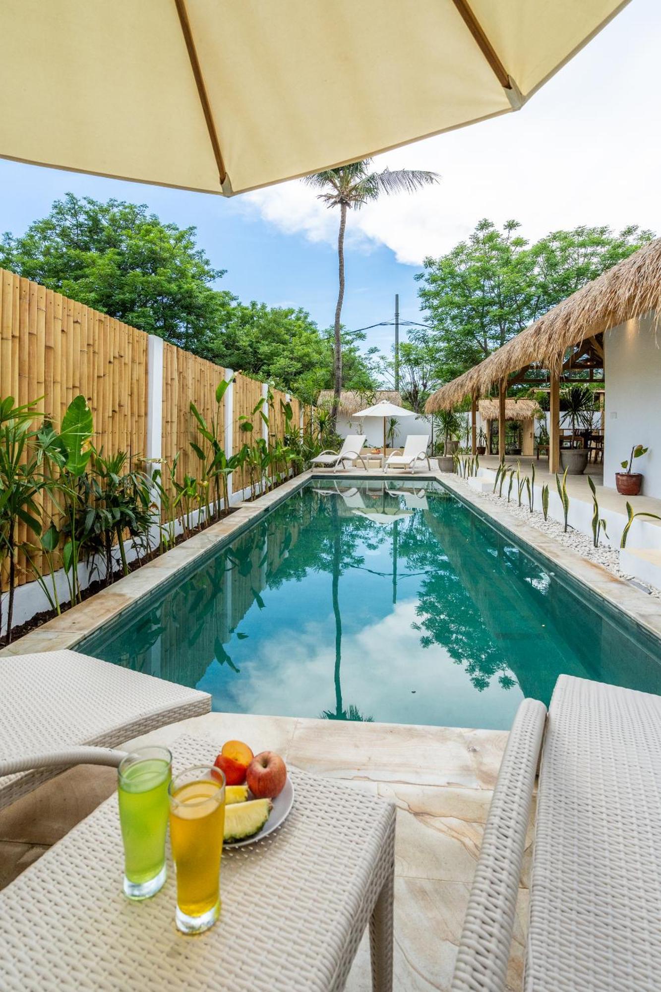 Villa Kelapa Kucing Gili Air Exteriör bild