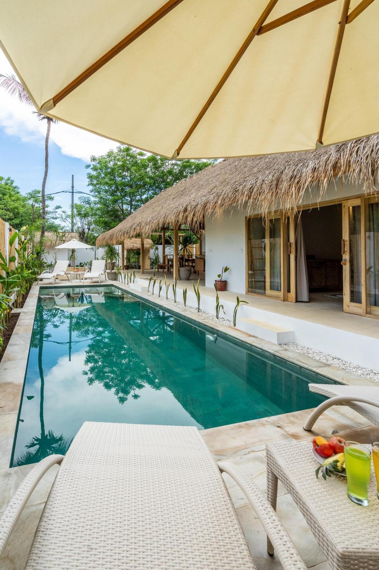 Villa Kelapa Kucing Gili Air Exteriör bild