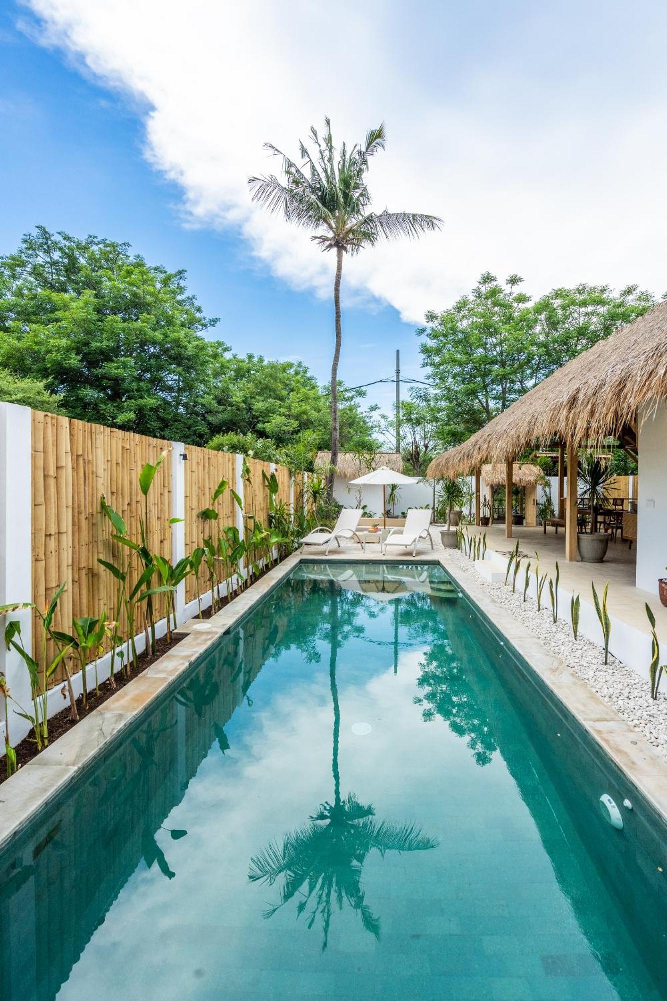 Villa Kelapa Kucing Gili Air Exteriör bild