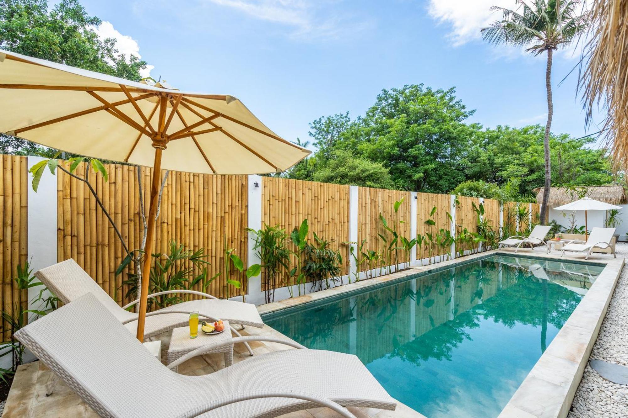 Villa Kelapa Kucing Gili Air Exteriör bild