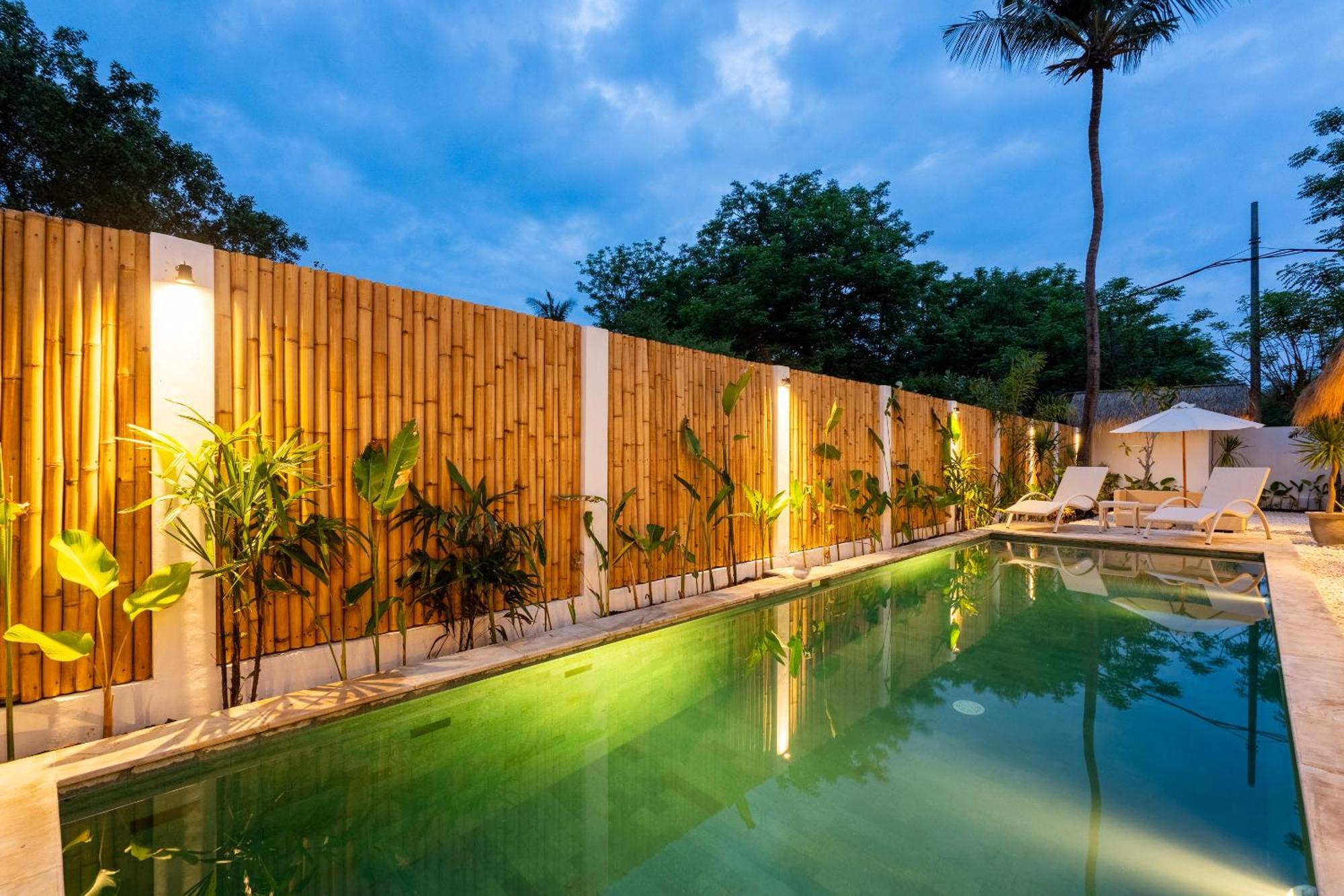 Villa Kelapa Kucing Gili Air Exteriör bild