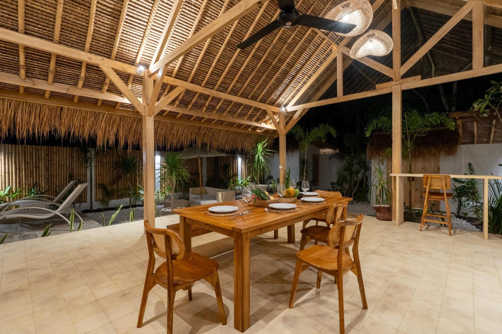Villa Kelapa Kucing Gili Air Exteriör bild