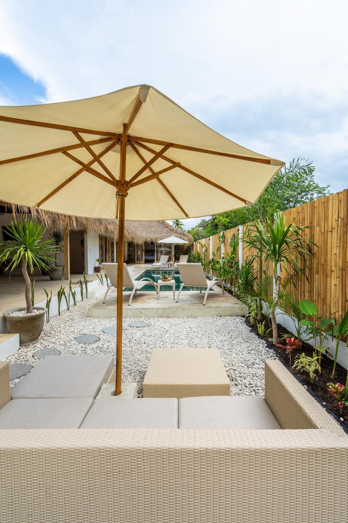 Villa Kelapa Kucing Gili Air Exteriör bild