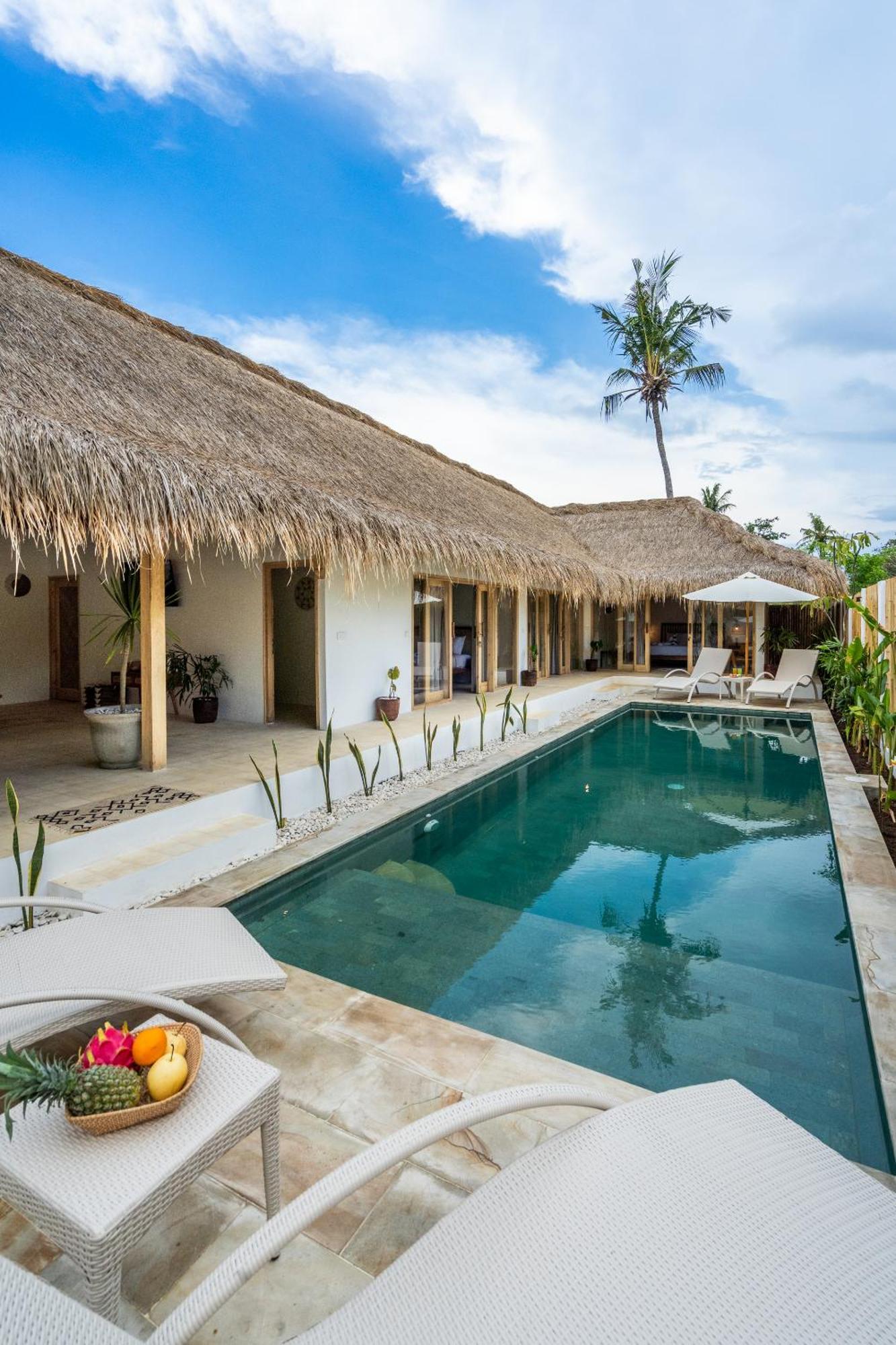 Villa Kelapa Kucing Gili Air Exteriör bild