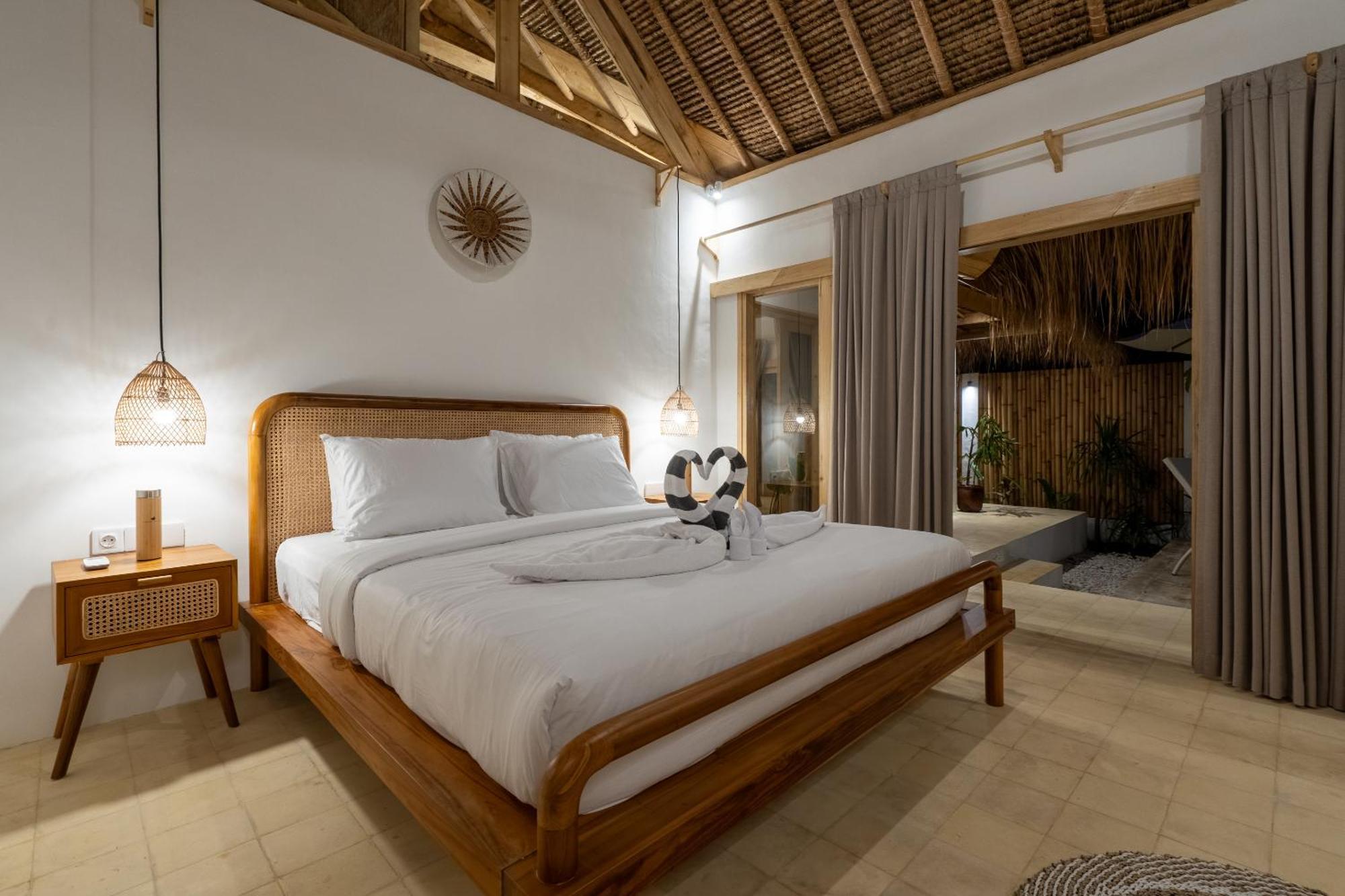 Villa Kelapa Kucing Gili Air Exteriör bild