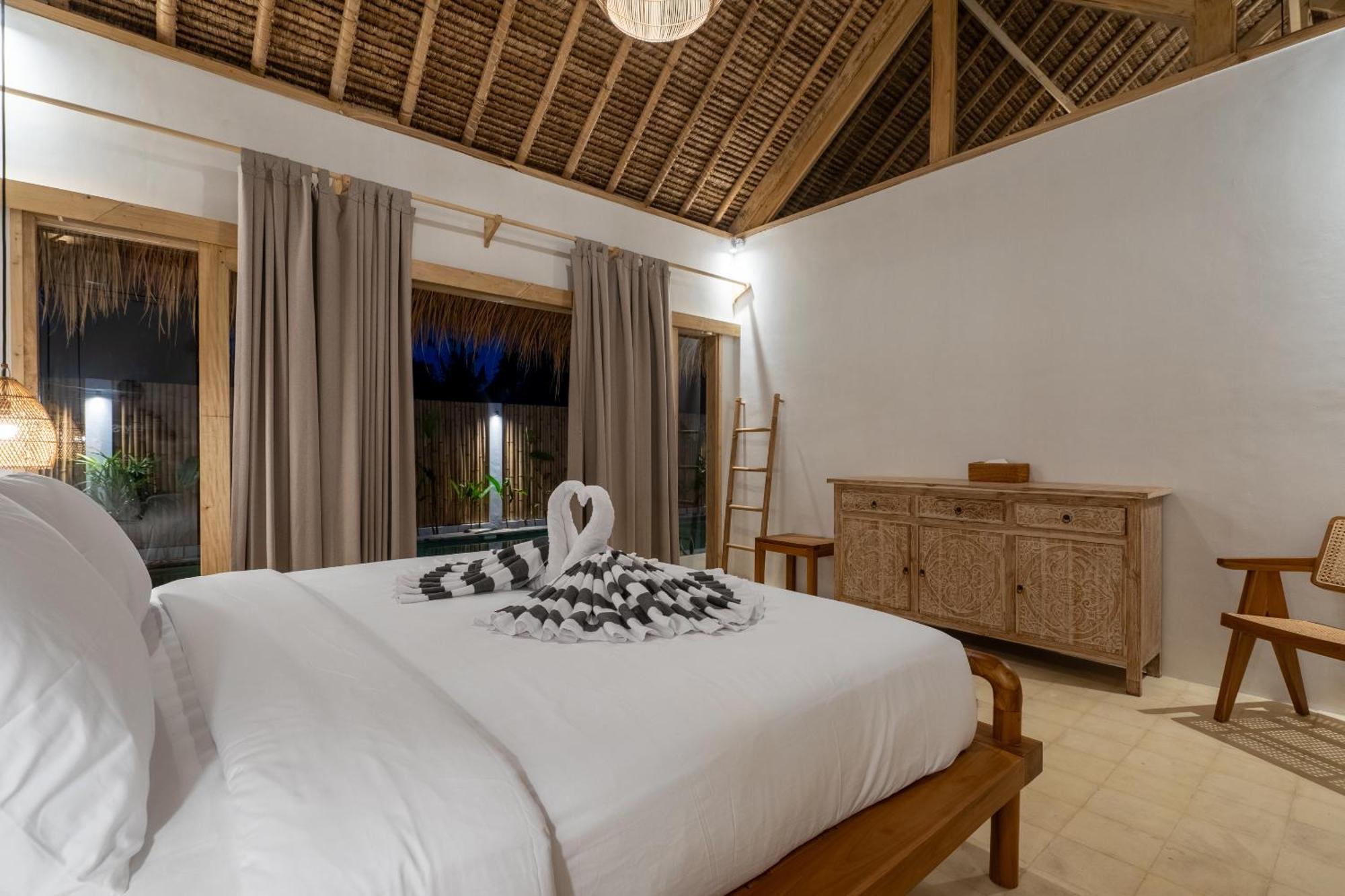 Villa Kelapa Kucing Gili Air Exteriör bild