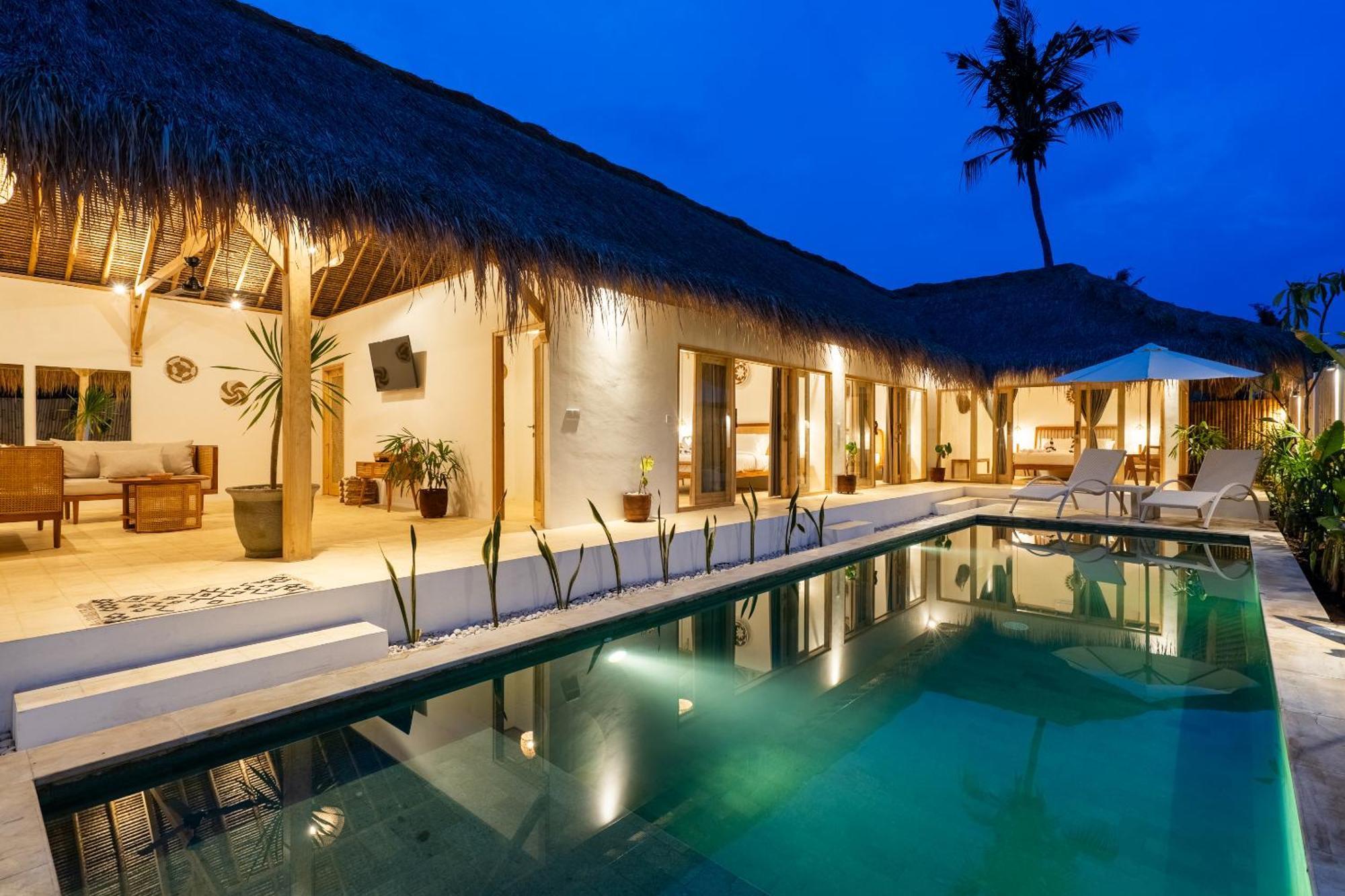 Villa Kelapa Kucing Gili Air Exteriör bild