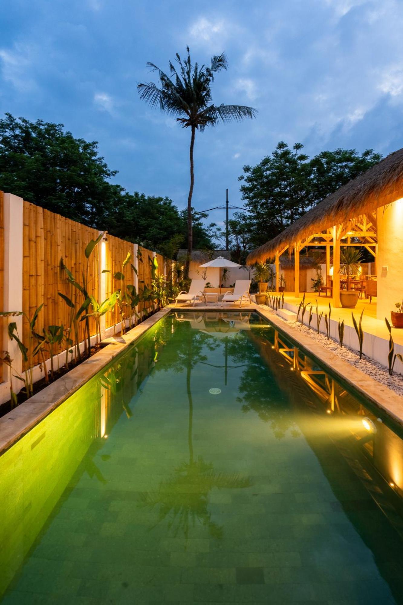 Villa Kelapa Kucing Gili Air Exteriör bild
