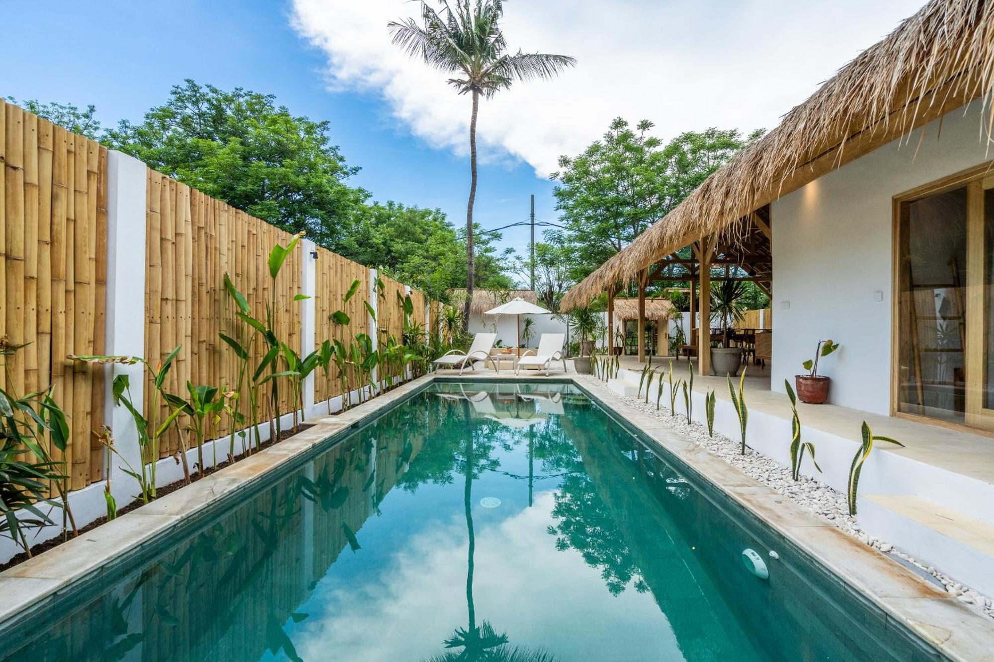 Villa Kelapa Kucing Gili Air Exteriör bild