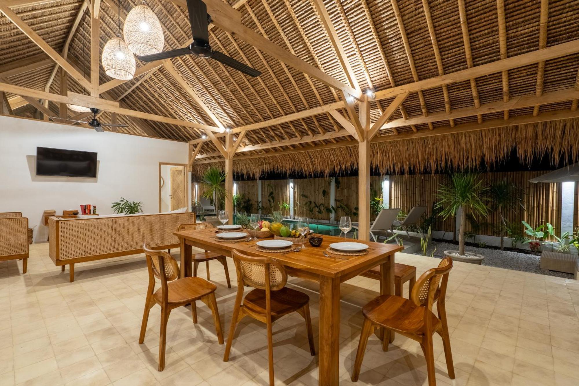 Villa Kelapa Kucing Gili Air Exteriör bild